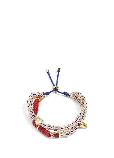 Beymen Club Womens Bracelet With Red Natural Stones - 3