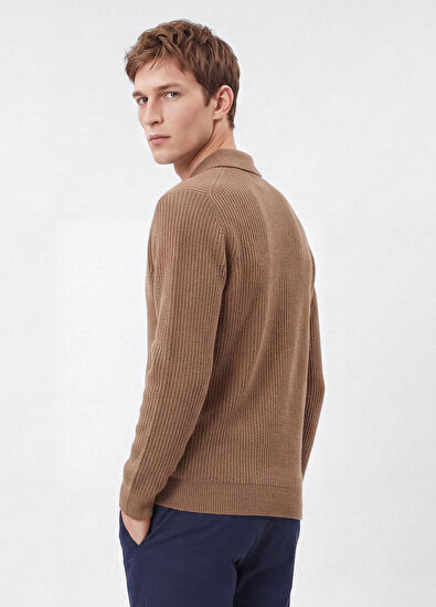 Beymen Club Mink Knitted Cashmere Blend Cardigan - 4