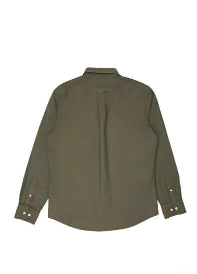 Beymen Club Comfort Fit Khaki Oxford Shirt - 6