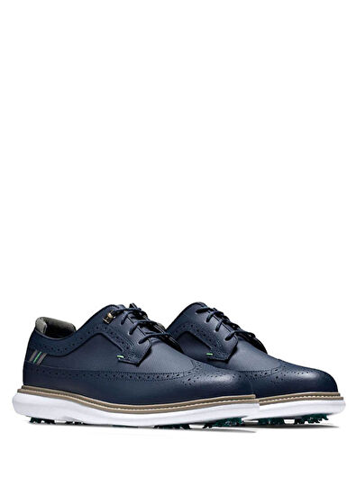 FootJoy Traditions Spikeless Navy Blue Men's Golf Shoes 57911 - 5