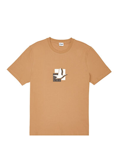 Beymen Club Relax Fit Siyah Deri Artwork Patchli T-shirt - 5