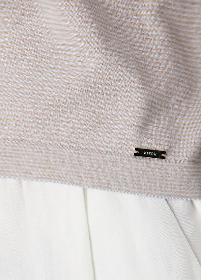 Kiton Light Blue Polo Neck Knitwear - 5