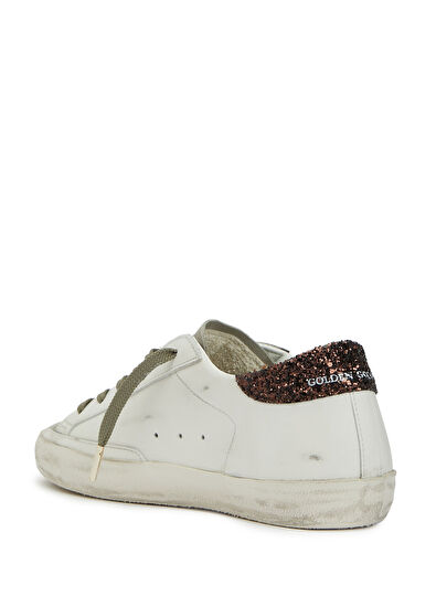 Golden Goose Super Star White Women's Leather Sneakers - 3
