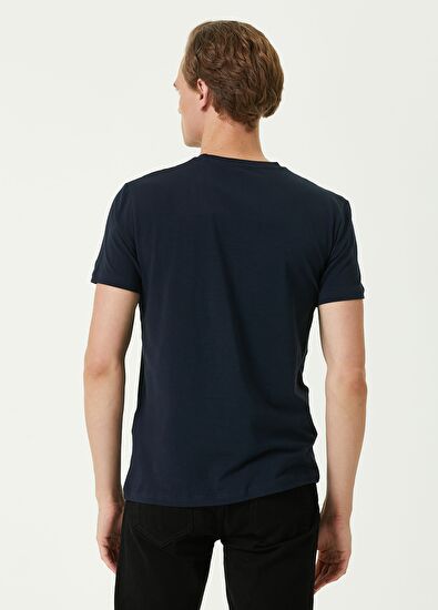 Beymen Club Lacivert V Yaka Basic T-shirt - 4