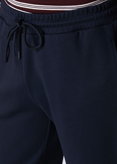 Beymen Club Navy Blue Waist Corded Interlock Sweatpants - 4