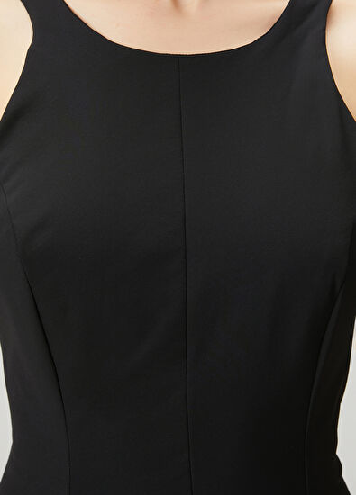 Beymen Club Black Long Evening Dress - 7