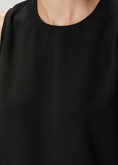 Beymen Club Siyah Bol Kesim Bluz - 5