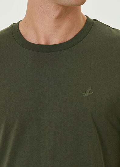 Beymen Club Khaki Oversized T-Shirt - 5