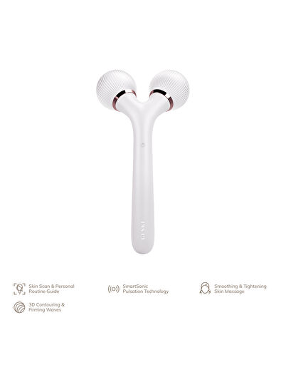 Geske Sonic Facial & Body Roller Beyaz Titreşimli Roller Yüz ve Vücut Şekillendirici Bakım Cihazı - 6