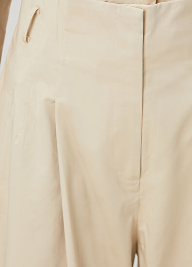 St. Agni Bej Pileli Organik Pamuk Pantolon - 5