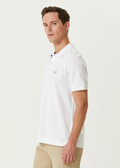 Beymen Club Comfort Fit White Polo T-shirt - 4