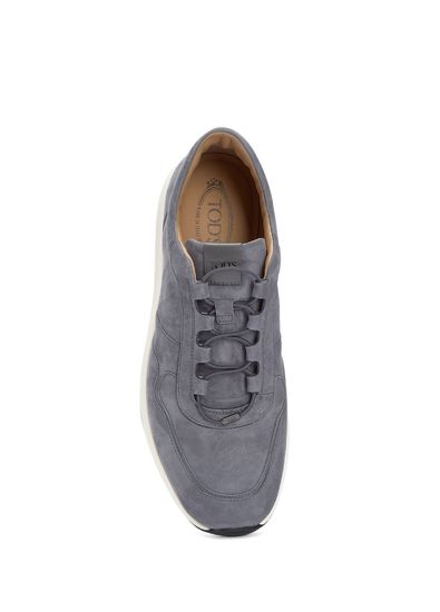 Tod's Grey Men's Nubuck Sneakers - 4