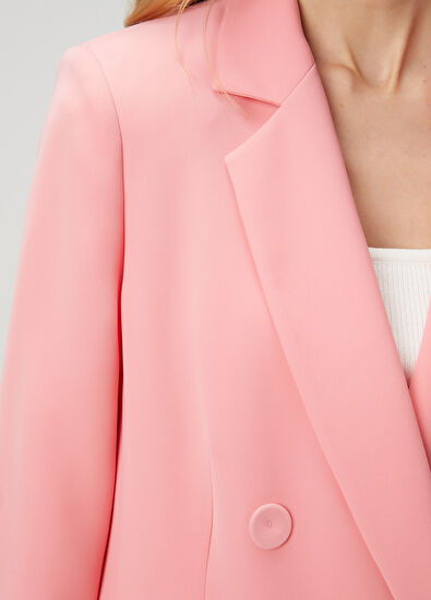 Beymen Club Pembe Kruvaze Blazer - 7