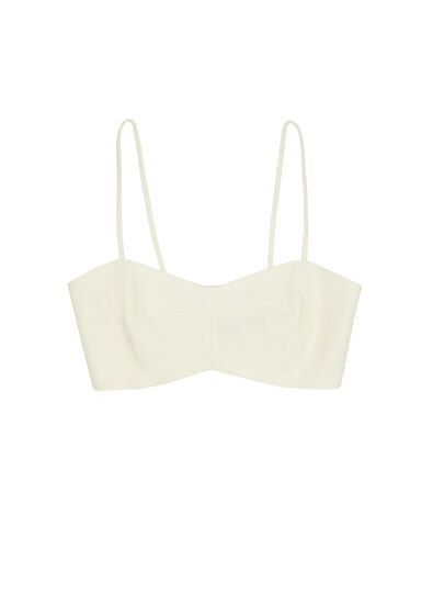 Beymen Club Beyaz Crop Bluz - 7