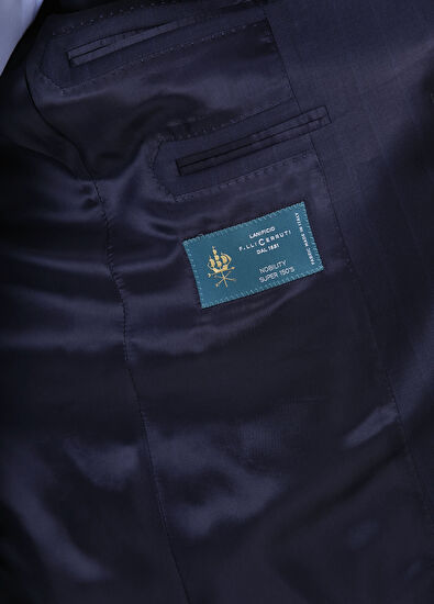 Drop 7 Lacivert Yün Takım Elbise - Görsel 11