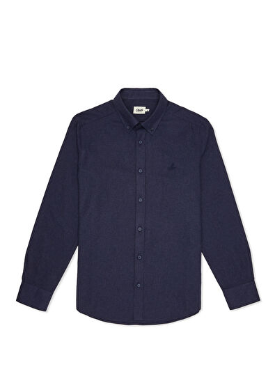 Beymen Club Comfort Fit Navy Blue Shirt - 7