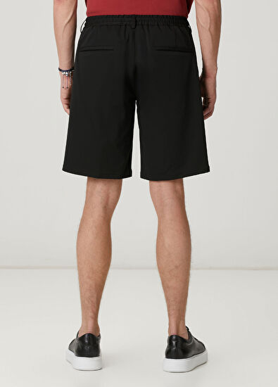 Beymen Club Siyah Beli Kordonlu Magnetic Teknik Şort - 3