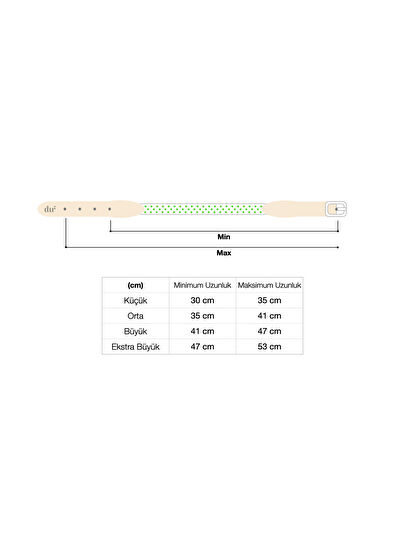 Du2 Cord Sarı Köpek Boyun Tasması - 7