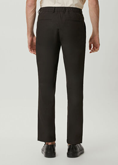 Beymen Club Brown Half-Elastic Waist Trousers - 3