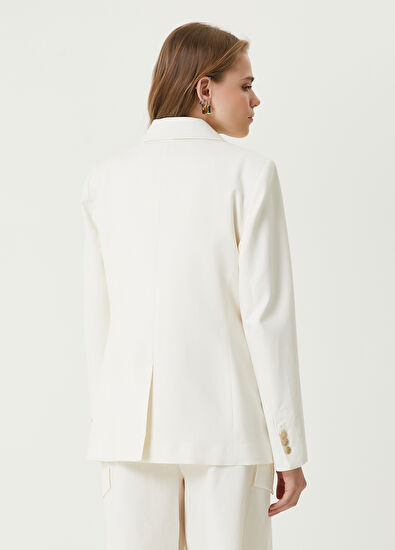 Beymen Club Beyaz Blazer - 6