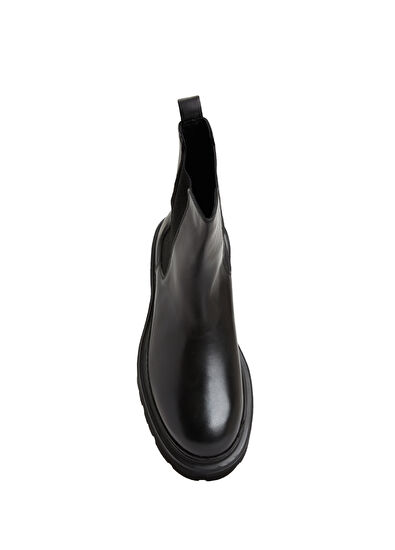 Beymen Club Black Men's Leather Boots - 4