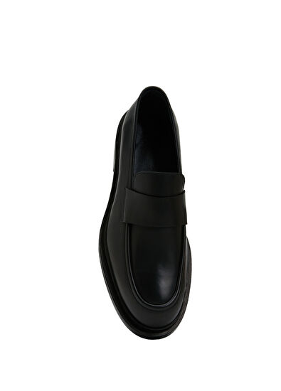 Beymen Club Siyah Erkek Deri Loafer - 4