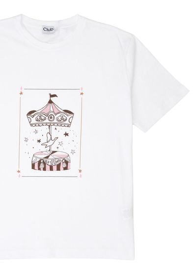 Beymen Club Kırık Beyaz Atlı Karınca Baskılı T-shirt - 7