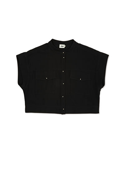 Beymen Club Black Crepe Shirt - 7
