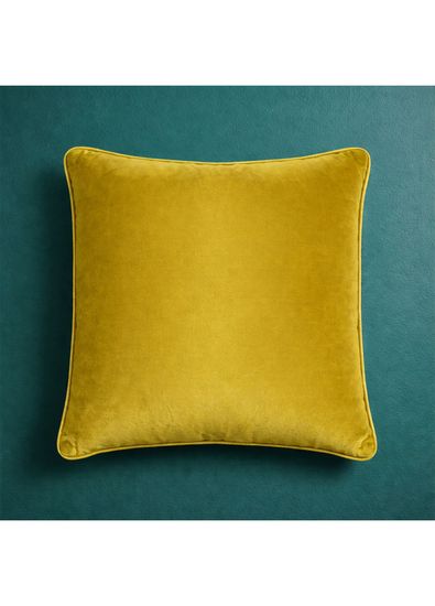 22 Maggio Istanbul Sole Silky Velvet Lemon Mold Yellow Decorative Pillow - 3