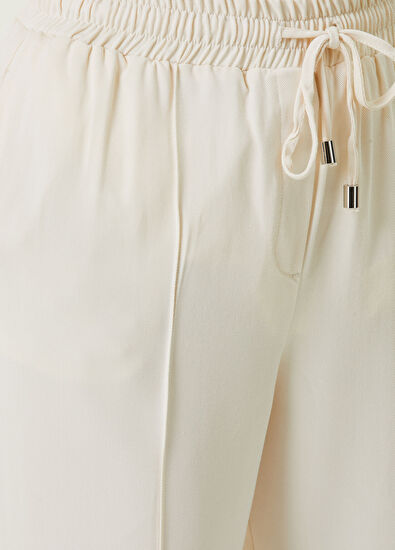 Beymen Club Kırık Beyaz Nervürlü Pijama Pantolon - 4