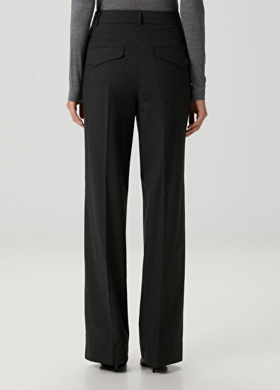 Gri Straight Fit Pantolon - Görsel 5