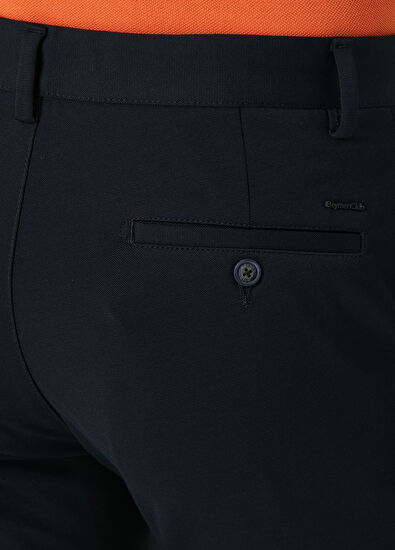 Beymen Club Lacivert Kordonlu Düz Paça Örme Pantolon - 5