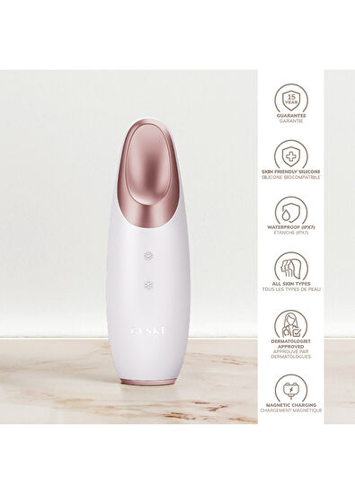 Geske Warm & Cool Eye Energizer Titreşimli Soğutma ve Isıtma Sağlayan Akıllı Göz Çevresi Masaj Cihazı  - 7