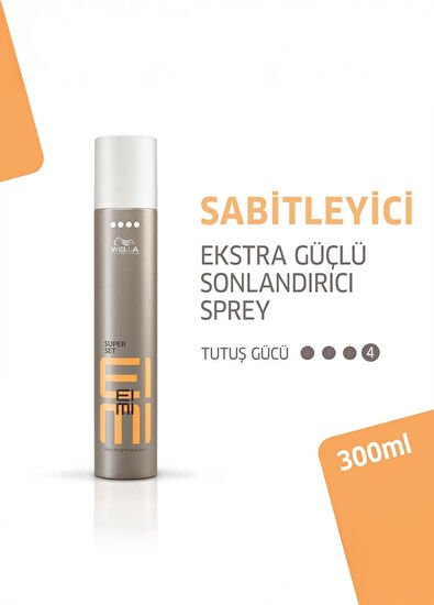 Wella Professionals EIMI Super Set Ekstra Güçlü Saç Spreyi 300 ml - 5