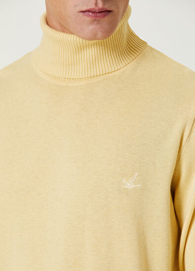 Beymen Club Yellow Turtleneck Sweater - 5