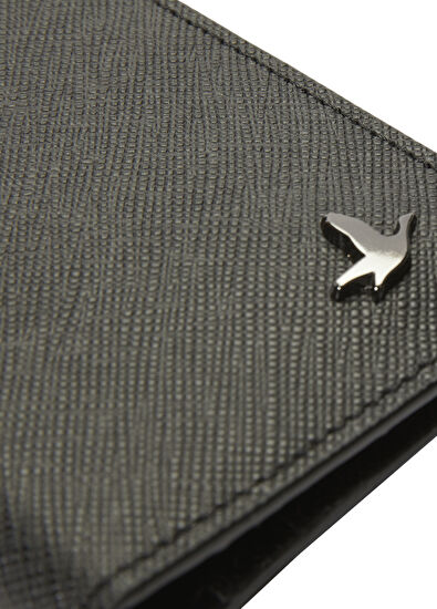 Beymen Club Black Men's Leather Card Holder - 4