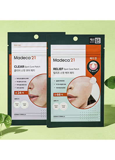 Centellian24 Madeca 21 Clear Spot Cure Patch 24 Pcs Acne Aftercare Patches - 5