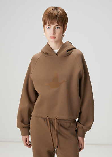 Beymen Club Mink Hooded Sweatshirt - 5