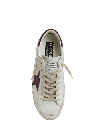 Golden Goose Super Star Red White Men's Leather Sneaker - 4