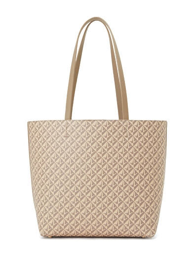 Beymen Club Camel Monogram Women's Bag - 4