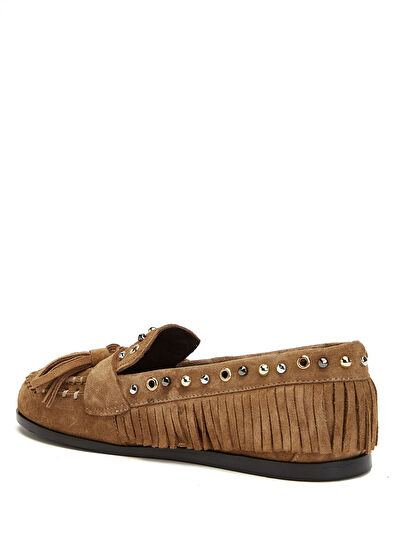 Beymen Club Vizon Troklu Püsküllü Kadın Süet Driver - 3