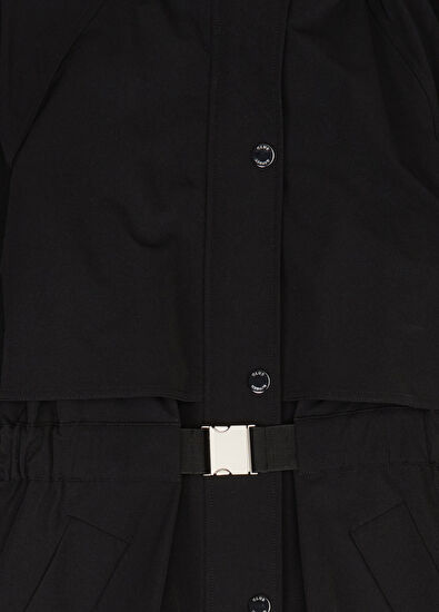 Beymen Club Black Hooded Overcoat - 5