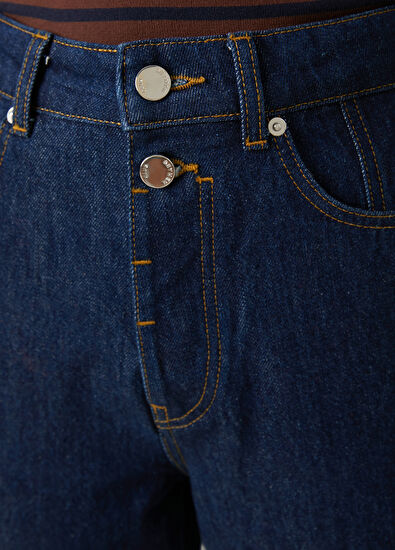 Beymen Club Indigo Straight Jean Pantolon - 7