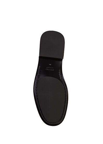 Jil Sander Kırık Beyaz Kadın Deri Loafer - 5