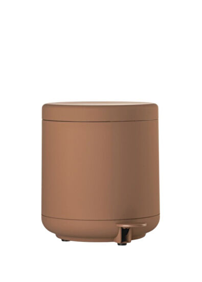 Zone Denmark Ume Terracotta Pedallı Banyo Çöp Kovası 4 Lt - 5