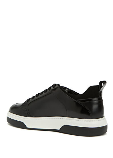 Beymen Club Siyah Erkek Deri Sneaker - 3