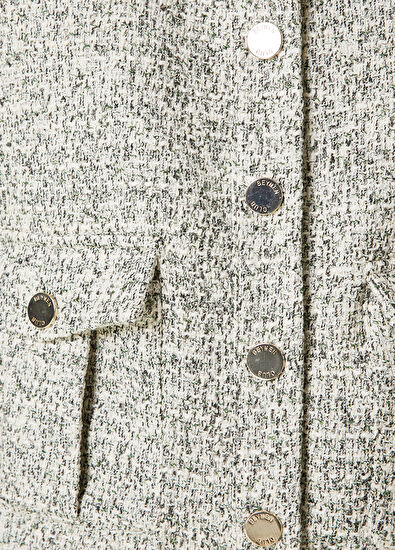 Beymen Club Ekru Tweed Bomber Ceket - 5