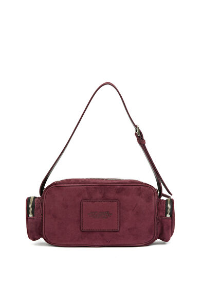 The Cargo Bordo Kadın Deri Çanta - Görsel 5