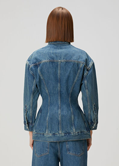 Wardrobe Nyc Blue Denim Jacket - 4