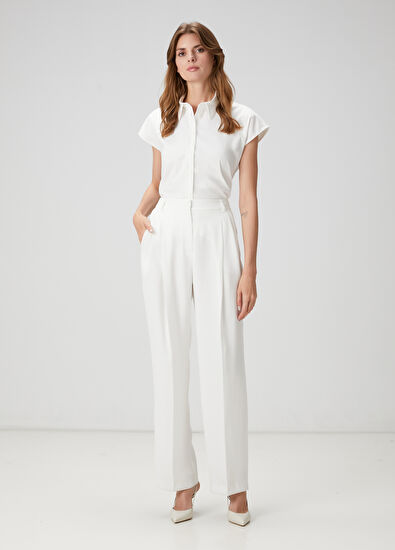 Beymen Club Beyaz Kısa Kol Gömlek - 3